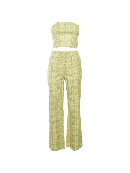 Top Rotate Birger Christensen cu imagine verde