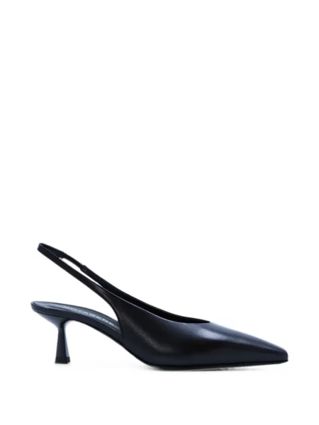 Pantofi cu toc Notabene slingback negru