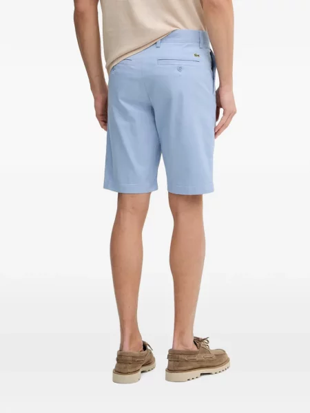 Pantaloni scurți Lacoste cu autograf albastru