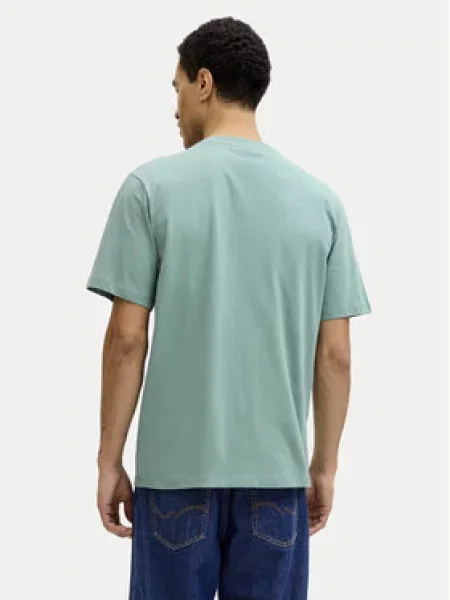 Jack & Jones Majica Jjrain Tee Ss Crew Neck Turkizna