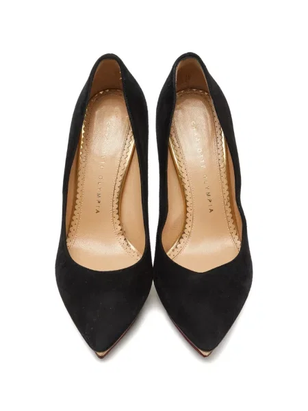 Pantofi cu toc Charlotte Olympia cu platformă negru