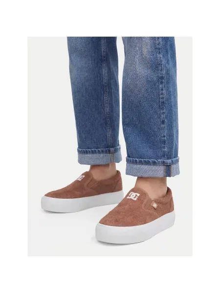 Πάνινα παπούτσια DC Shoes καφέ