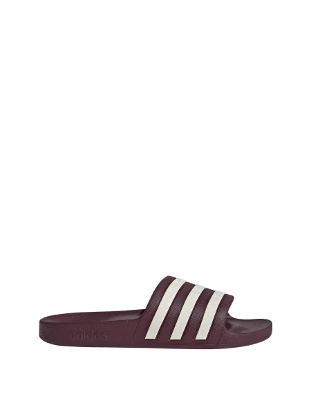 ADIDAS ORIGINALS Saboți Adilette Aqua roșu vin / murdar alb