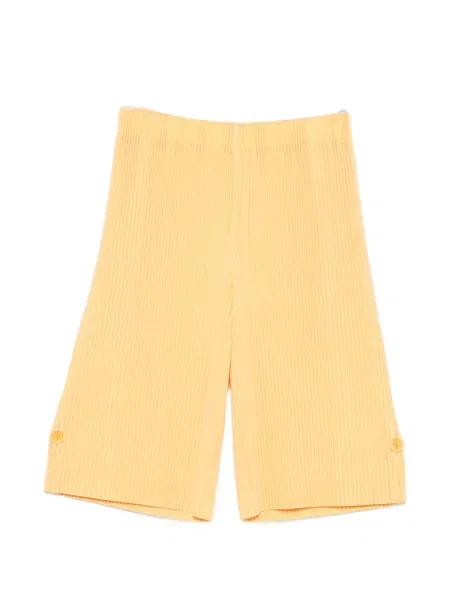 Pantaloni scurți Homme Plisse Issey Miyake plic galben