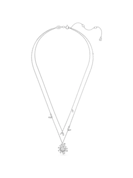 Naszyjnik Swarovski szary
