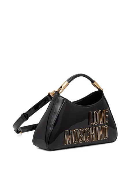 Top Love Moschino cu autograf negru