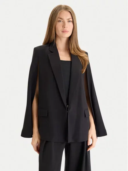 TWINSET Švarkas Wide Fit juoda