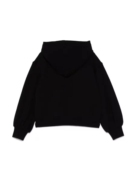 Bluza z kapturem dziecięca Moschino czarna