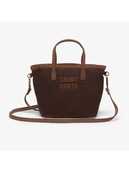 Kabelka Saint Barth City Bag Mini Wax Brown Universal hnědá