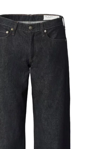Blugi drepți Rag & Bone albastru