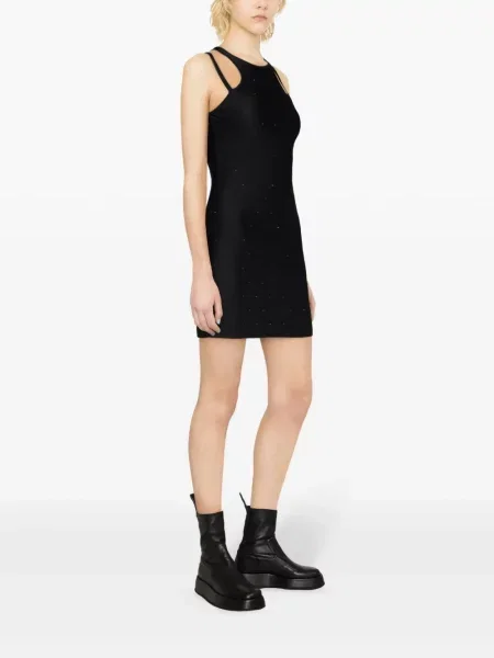 Džínsové šaty Versace Jeans Couture čierna