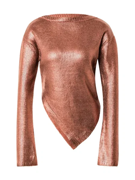 ABOUT YOU x Laura Giurcanu Pulover caramel maro