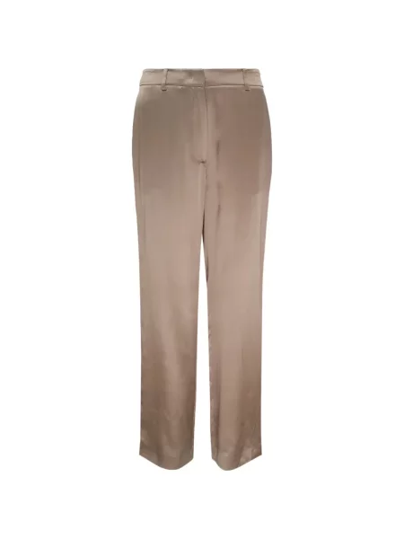 Pantaloni Club21 Collection din satin gri