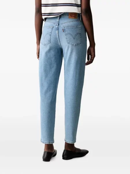 Decupat pantaloni Levi's® cu autograf cu talie înaltă alb