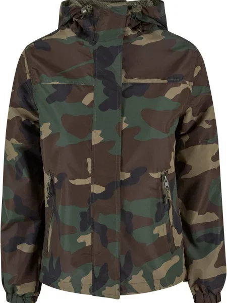 Brandit Átmeneti dzseki sötét barna / zöld / khaki fekete