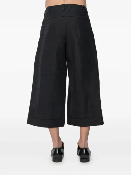 Pantaloni Devoa plisate negru
