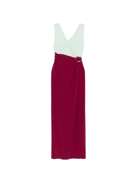 Sukienka maxi Patrizia Pepe czerwona