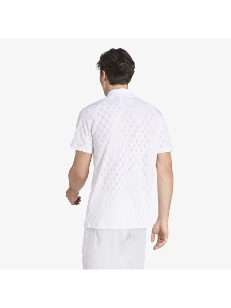 Поло тениска Adidas Performance бежово