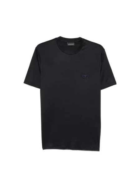 Koszulka Emporio Armani niebieska