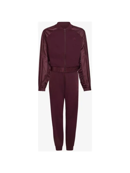 Dres dziewczęcy adidas Satin bordowy czerwony