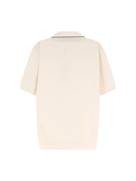 Koszulka polo Fendi beżowa