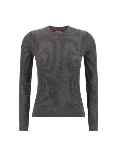 Sweter Max Mara Studio wełniany szary