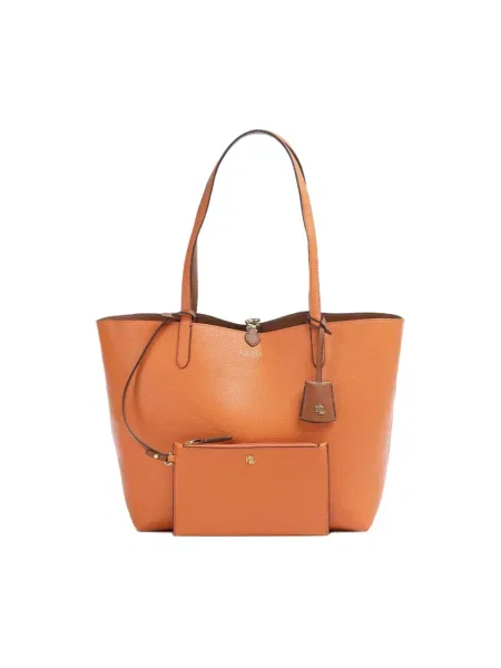 LAUREN RALPH LAUREN Torebka Rvrsble Tote brązowy