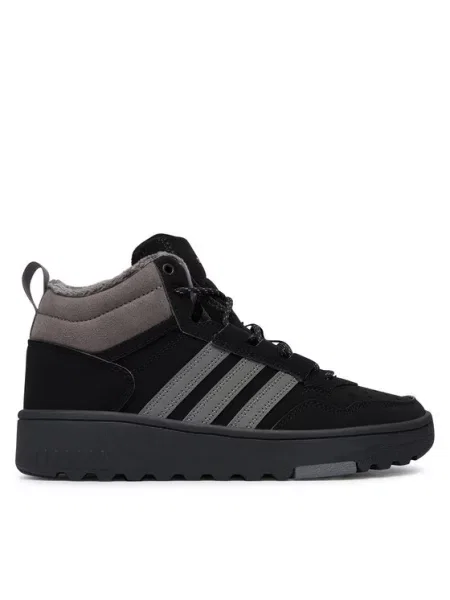 ADIDAS SPORTSWEAR Členkové tenisky svetlosivá čierna