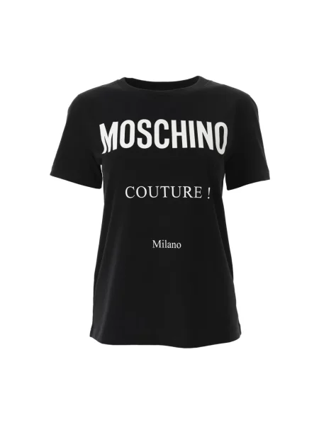 Koszulka Moschino z krótkim rękawem czarna