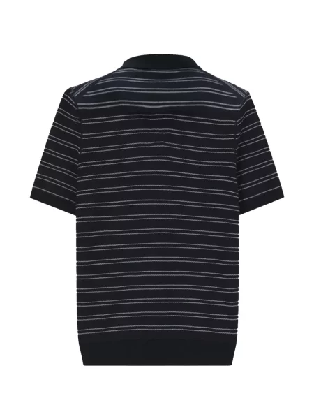 Tricou Boss cu dungi albastru