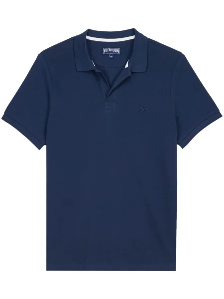 Tricou polo Vilebrequin cu imagine albastru