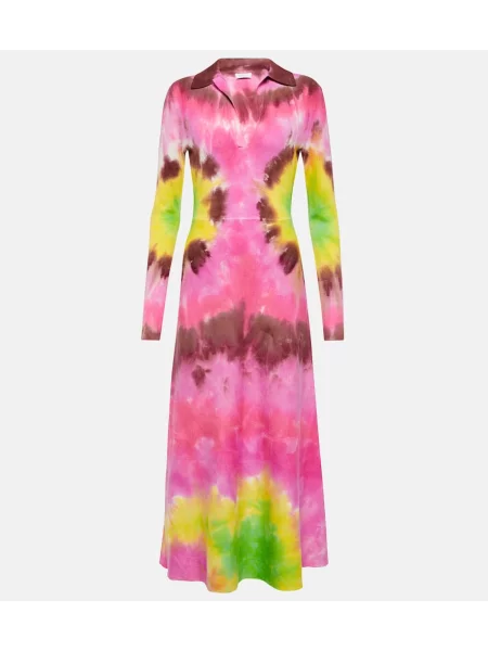 Svilena midi obleka Gabriela Hearst vezi