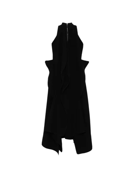 Rochie midi Maticevski până la genunchi de costum negru