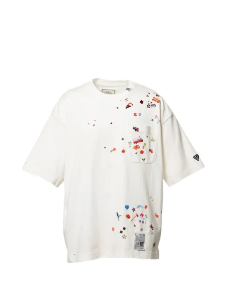 Tricou Maison Mihara Yasuhiro cu imagine alb