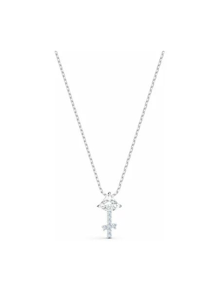 Naszyjnik Swarovski szary