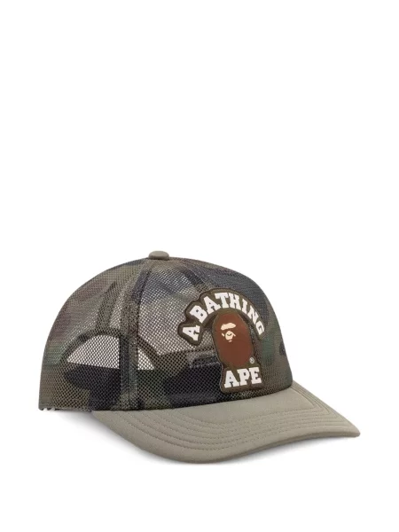 Șapcă A Bathing Ape® plasă cu petice verde