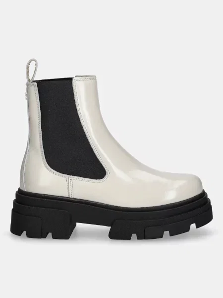 Usnjene chelsea gležnjarji Tommy Hilfiger bež