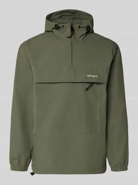 Wiatrówka z wyhaftowanym logo Carhartt Work In Progress biała