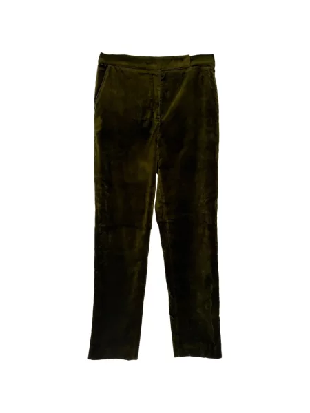 Pantaloni Max Mara de catifea verde