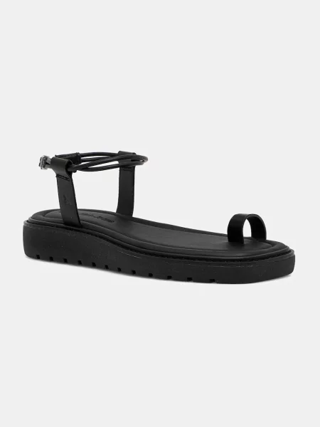 Calvin Klein Jeans sandały ROPE TOE POST SANDAL LTH MG czarny