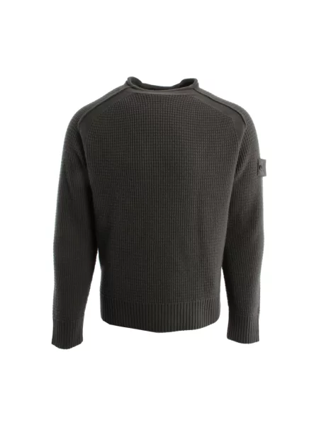 Sweter Stone Island z kamieniami szary