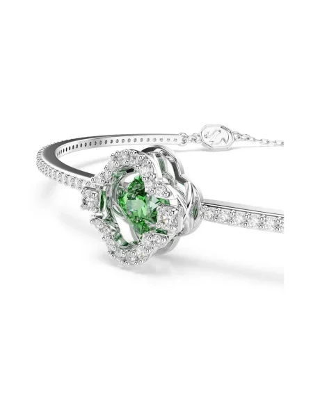 Swarovski bransoletka metalowa z cyrkonią UNA szara