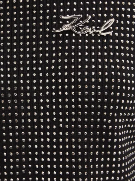 Pulover Karl Lagerfeld lung negru