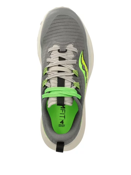 Маратонки Saucony с връзки с дантела сиво