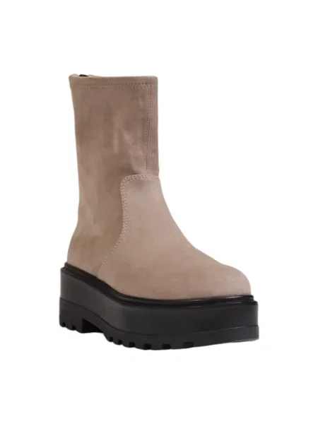 Pantofi Calvin Klein Jeans FLATFORM ZIP MG SS bej