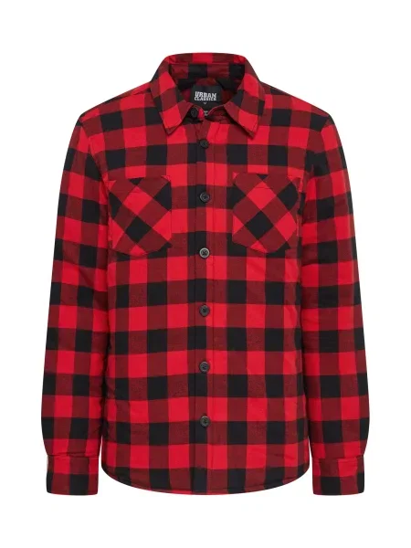 Карирана риза Urban Classics черно