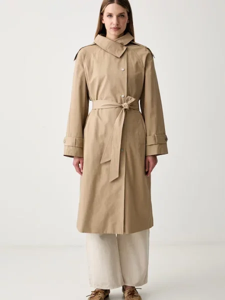 DKNY palton pentru femei cu bej