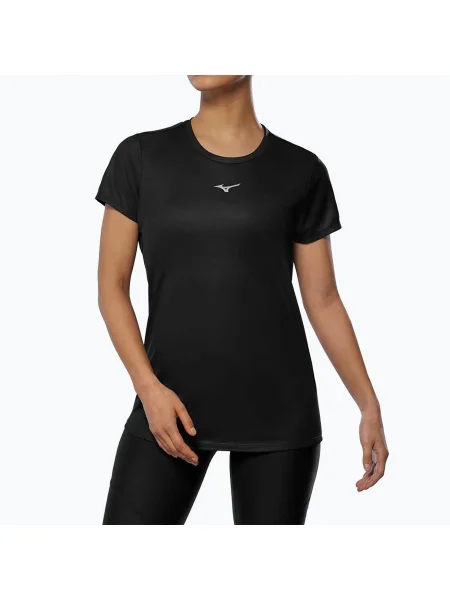 Tricou de alergare pentru femei Mizuno Core Graphic Tee oni negru