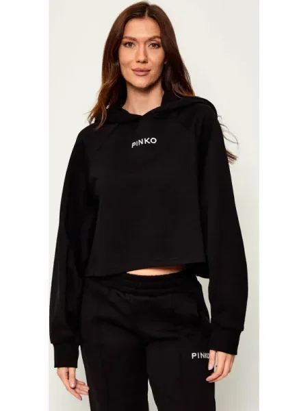 Pinko Hanorac | Loose fit negru