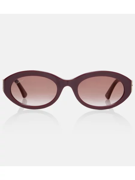 Ochelari de soare Cartier Eyewear Collection bordo